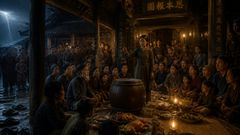 Un coup net a traversé le chagrin avant que la voix de la cour n’atteigne la porte.