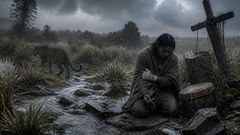 Entre piedras partidas y aguas crecientes, eligió la reparación antes que la conquista.