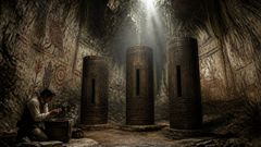 In the chamber under the hill, time moved to an older pulse.