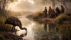 At first light, the bird returned to the water, and no one lifted a spear.