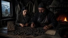 In each scrap of dark metal, a human absence gave off heat.