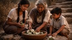 Trajeron agua, flores y pronunciaron nombres, porque el hambre había convertido en pesadas hasta las ofrendas más pequeñas.