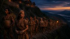 They left the mountain with what mattered most balanced on shoulders and in memory.