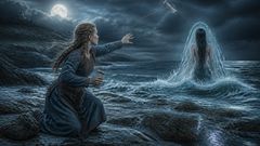 Sie bat das Wasser nicht um Gnade; sie bat es, aufzuhören, ihn wieder zu sich zu rufen.