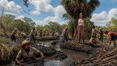 A la orilla del agua, la codicia perdió pie y la labor encontró su voz.