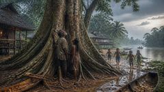 A primeira chuva não apagou a estação seca, mas deu a cada telhado um som em que confiar.