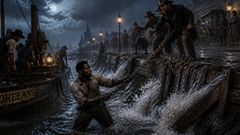 Cuando el muro cede, un hombre se encuentra con el río donde su silencio comenzó por primera vez.