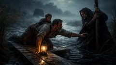 On the broken path, trust weighed more than iron.