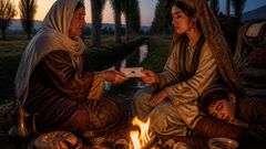 Vertrauen ging von einer vom Leben gezeichneten Hand in die andere, neben einem Feuer, das mehr hörte, als es erzählte.
