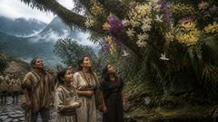 A chuva encontrou os galhos novamente, e o vale viu o que mãos cuidadosas haviam salvo.