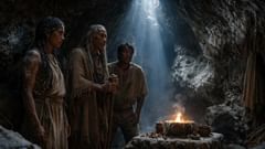En una grieta sobre las antiguas galerías, la luz de la luna rozaba el lugar donde, en otro tiempo, manos comunes habían ejercido la contención.
