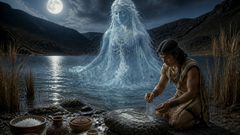 Elle se tenait là où l’eau rencontrait l’air, portant le calme de quelque chose de plus ancien que le commerce.