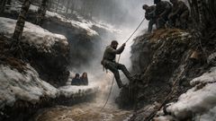 In the spring thaw, the same hands that once cheated men gripped a rope for strangers.