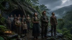 Eles haviam levado à montanha seu medo em mãos abertas, e o céu respondeu suavemente primeiro.