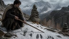 Sur la haute pente, la montagne offrait des traces qui n’appartenaient à rien de né pur.