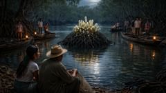 No voice spoke aloud, yet the whole village heard the wetland draw breath again.