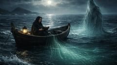 Beyond the reef, the sea lifted its own answer from the black.