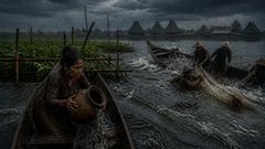 Dans la pluie de frai, un petit bocal pesait plus lourd que tous les pièges du lac.