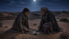 Under moonlight, the dune sang with the weight of names no grave had held.
