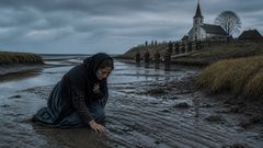 Con la marea baja, la marisma permaneció inmóvil mientras el bronce enterrado hablaba.
