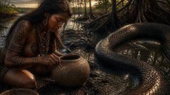 Sa promesse pénétra dans l’argile avant que l’eau ne retourne aux racines.