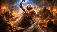 Con Mjolnir de vuelta en su puño, Thor se revela y comienza su venganza.