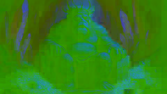 Le Roi des Trolls assis sur un trône de pierre, entouré de trésors dans une grotte éclairée par des cristaux.