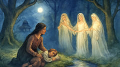 Ursitoare appear in a Romanian forest as a mother faces a fateful choice for her child.