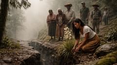 No silêncio úmido da montanha, a terra fendida fala mais depressa do que qualquer argumento.