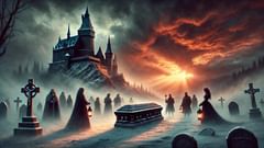 À medida que o sol se põe e os caçadores entram em ação, o vampiro ancestral finalmente encontra a morte definitiva.