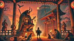 Momotaro se enfrenta al jefe de los demonios, el campeón del cielo que combate el terror que amenaza a Japón.