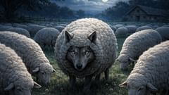 La oveja vio a un amigo; el lobo vio la cena, y nadie se dio cuenta de la diferencia.