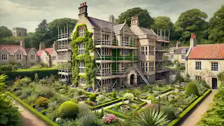 Un manoir historique à York prêt à être restauré.
