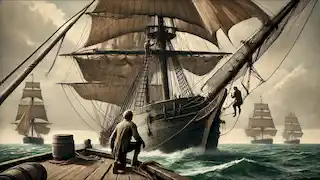 Ishmael begibt sich an Bord des Walfangschiffs Pequod.