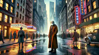 Asuero camina por las bulliciosas calles de Nueva York, mezclándose con la multitud moderna.