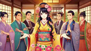 Kaguya-hime presenta tareas imposibles a sus cinco pretendientes.