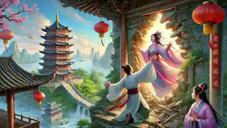 Bai Suzhen liberada de la Pagoda de Leifeng.