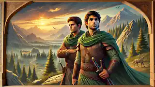 Mehr y Bahram están al borde de la desierta persa, listos para comenzar su viaje.