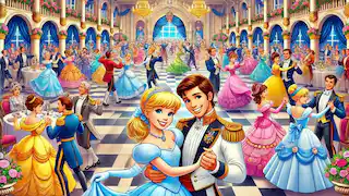 Cenicienta y el Príncipe organizan un gran baile, invitando a todos en el reino.