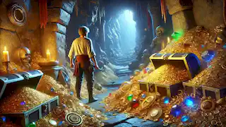 Arman se encuentra en el umbral de una caverna llena de tesoros, tentado por la riqueza, pero sabe que su verdadero objetivo está más adelante.