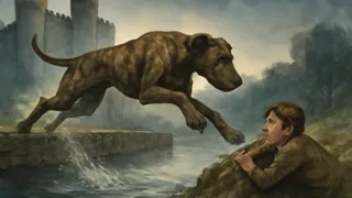 Beth Gellert salvando a un niño del agua