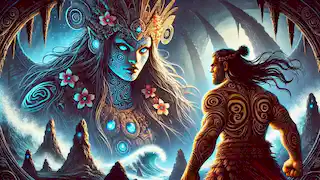 El audaz intento de Maui de conquistar la muerte enfrentándose a Hine-nui-te-pō