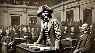 Davy Crockett, enérgicamente, pronunció un discurso en el Congreso en oposición a la Ley de Remoción de Indígenas. Con fervor y convicción, defendió los derechos de las comunidades nativas americanas, argumentando que la dignidad humana y la justicia no pueden ser sacrificadas por intereses políticos o económicos. Su pasión era palpable, resaltando la importancia de reconocer la humanidad de los pueblos indígenas y su conexión con la tierra que habitaban. Crockett apeló a la conciencia de sus colegas, enfatizando que la acción del gobierno no debe ser una herramienta de opresión, sino un medio para promover la paz y la coexistencia.