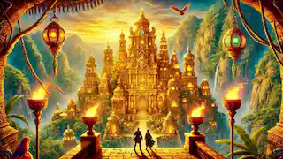 Una vista impresionante de la legendaria ciudad de El Dorado.