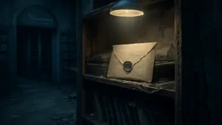 Una carta oculta encontrada en una antigua estantería del abandonado biblioteca de Elmwood