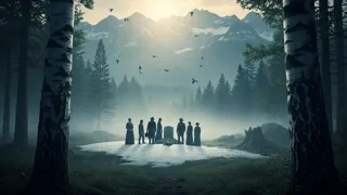 El grupo de búsqueda de Poker Flat encuentra tranquilidad en el campamento descongelado por la nieve en primavera, bajo las Sierras.