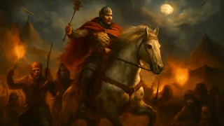 Prince Marko leads a night assault to free Veles village