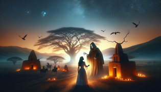 Isabella y El Silbón desentrañan secretos ancestrales bajo el estrellado cielo venezolano.