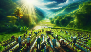 Los habitantes de San Martín están restaurando sus campos y practicando una agricultura sostenible.