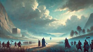 Los dioses y los monstruos se enfrentan en el caótico y ardiente escenario de Vigrid durante el Ragnarök.